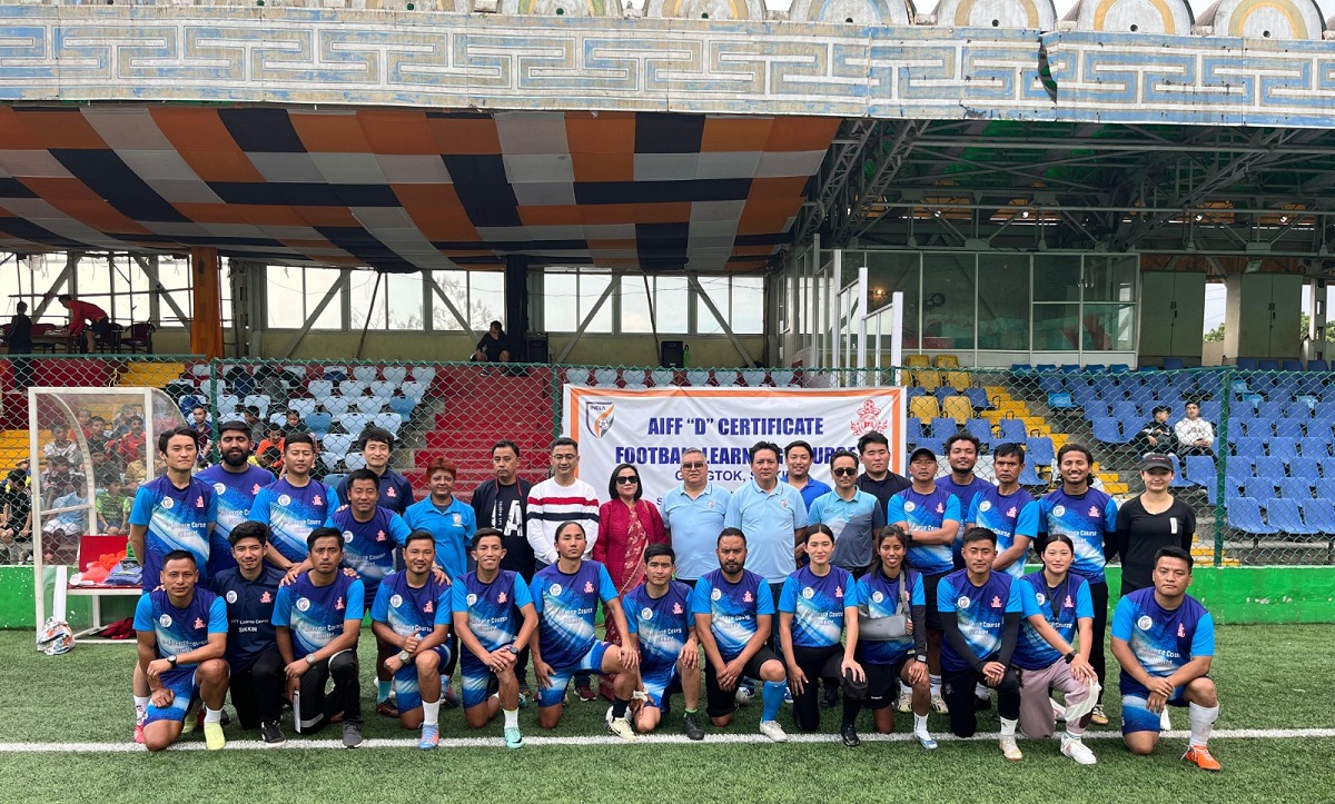 Sikkim celebrates football futures: 24 student-coaches graduate from AIFF D-Certificate course