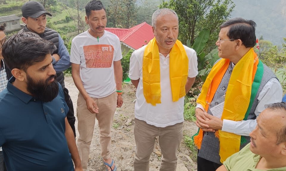 BJP candidate Dinesh Chandra Nepal outlines vision for Sikkim’s future, seeks support in Kabi Lungchok