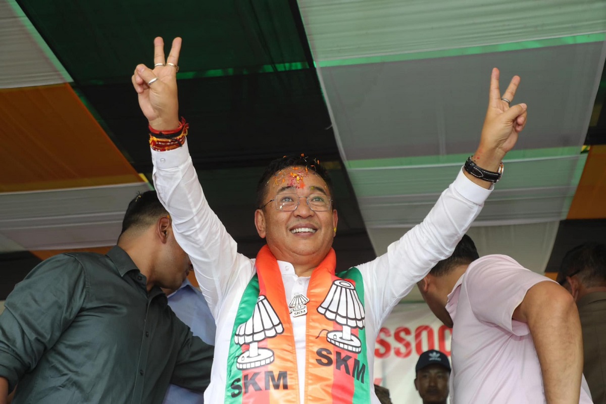 SKM’s landslide victory in Sikkim, Chief Minister Prem Singh Tamang secures resounding win