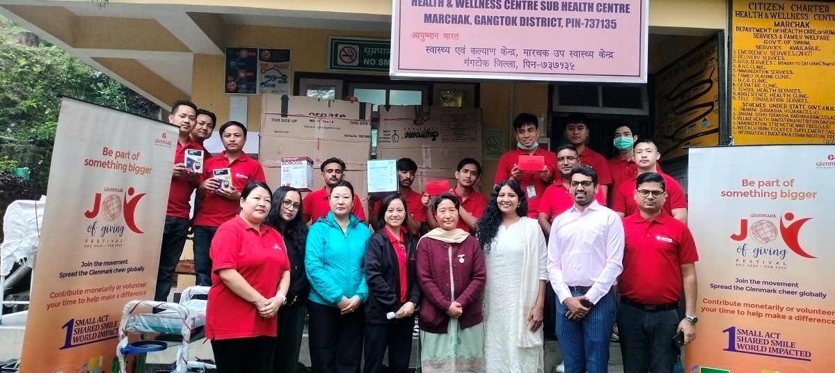 Glenmark expands CSR footprint in Sikkim with health centre upgrades and mobile services