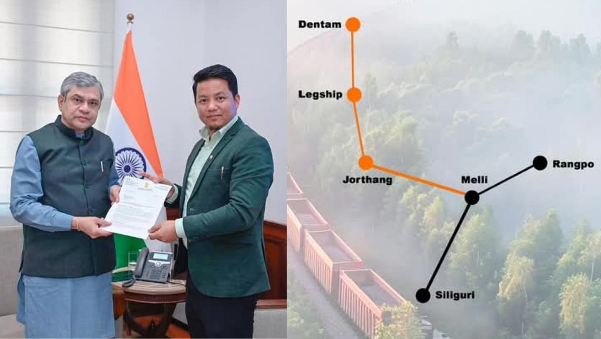 Centre approves final survey for Melli–Dentam Rail link in Sikkim, allocates Rs 2.25 crore