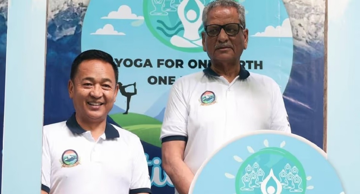 Sikkim CM’s and Governor Mathur lead the state’s festivities of International Yoga Day
