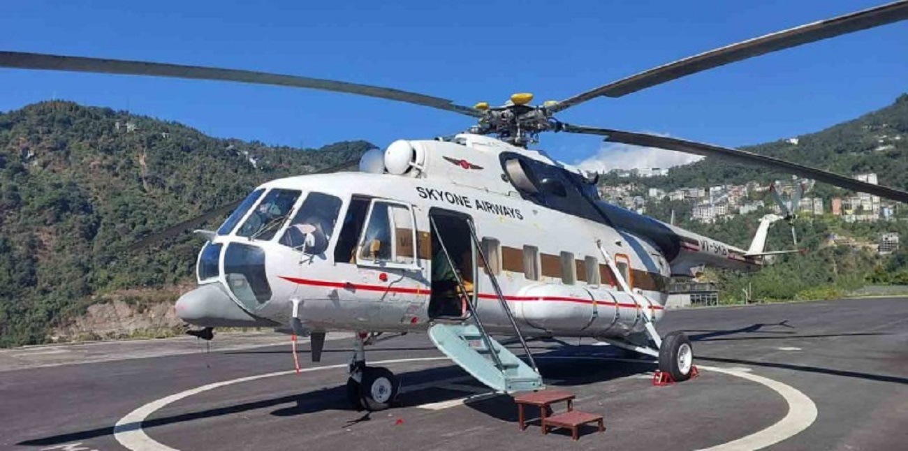 The helicopter ride from Gangtok to Bagdogra is now only Rs 3,100; STDC announces new baggage rules