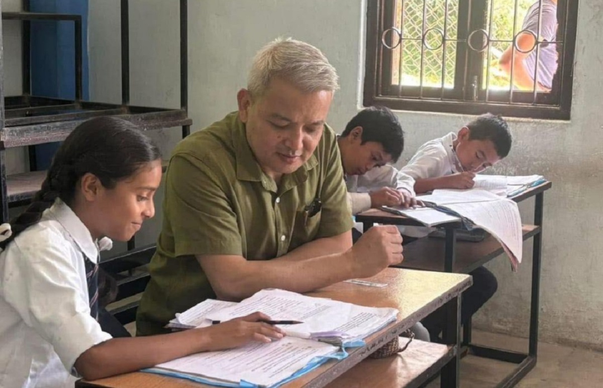 Education Minister Raju Basnet sends good wishes to students appearing for board examinations in Sikkim