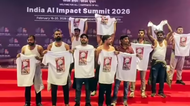 Delhi Police Arrest Fifth Person Over Shirtless AI Summit Protest