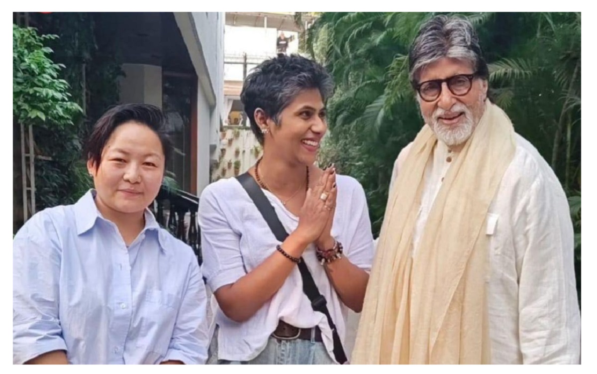 Big B meets team of upcoming film “The Family I Chose”, Gangtok shoot to begin in November